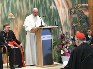 Photo 1: This photo was taken during the very moment the Pope spoke the sections quoted Â© Thomas Schirrmacher